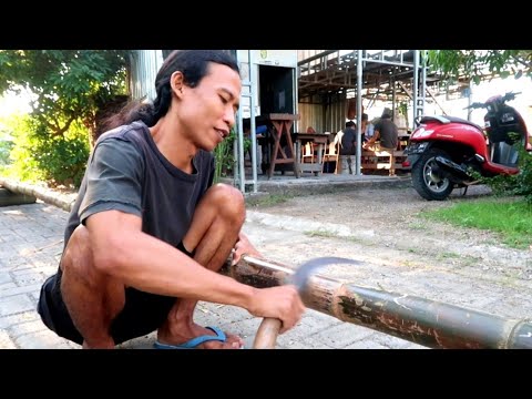 MULUSIN BAMBU RINTANGAN NINJA WARRIOR NDESO persiapan lomba memeriahkan HUT kemerdekaan RI ke-77
