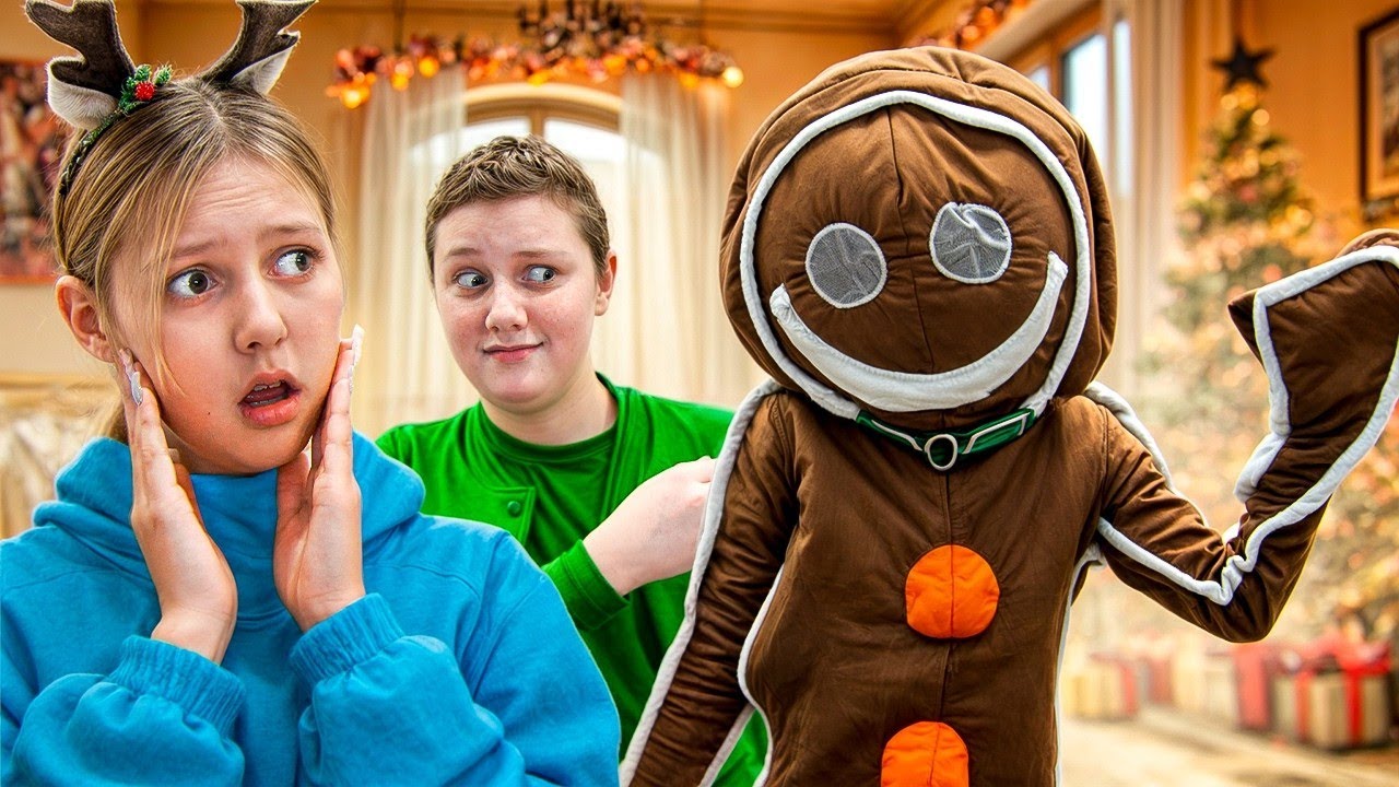 ¡EL HOMBRE DE JENGIBRE NAVIDEÑO DE AMELKA COBRA VIDA Y QUIERE QUE LO COMAN! 😱