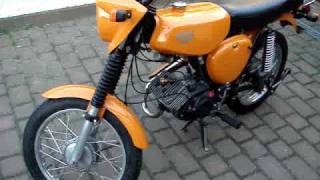 Simson S51 70ccm Neuaufbau läuft Video2