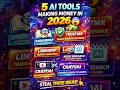 5 AI SaaS Startups Making Money in 2026 | AI Startup Ideas That Made Founders Rich