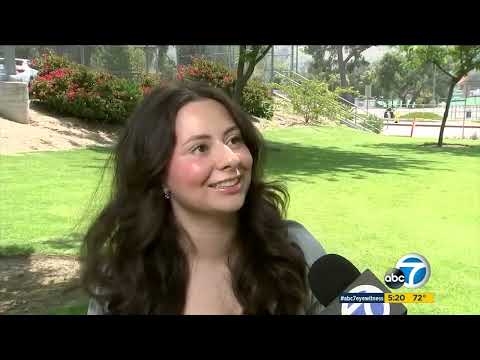 KABC coverage of the High School at Moorpark College graduation.