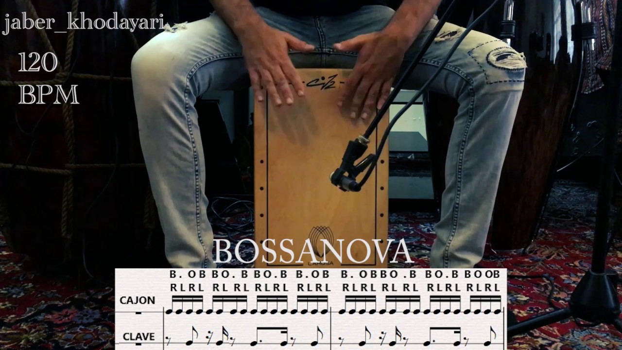 how to play bossanova on cajon