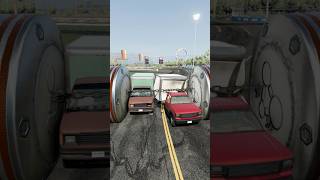 Can Cars &amp; Vans Survive the Chained Crusher?! 💥
