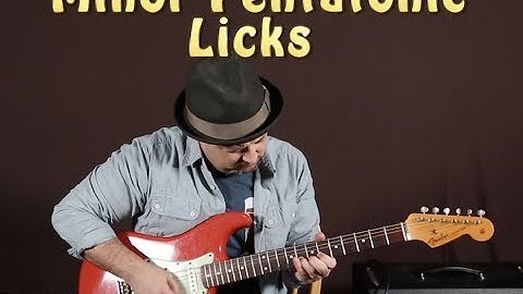 Marty Schwartz teaches  G Minor Pentatonic Licks & Riffs you MUST KNOW