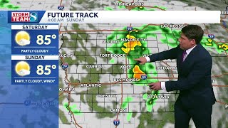 Multiple rounds of strong to severe storms through Monday