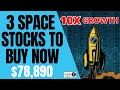 Top 3 SPACE Stocks To BUY NOW - ARKX NEW Space Exploration ETF