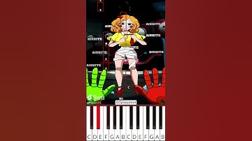 Miss Delight + Aishite (@Opilasokewt) Poppy Playtime 3 Animation - Octave Piano Tutorial