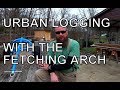 URBAN LOGGING, HOW TO HARVEST TIMBER WITHOUT BIG EXPENSIVE MACHINERY