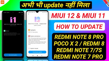 OFFICIAL INDIA - MIUI 12 INDIA ROLLING OUT | HOW TO UPDATE MIUI 12.0.1.0 & MIUI 11.0.1.0 TO 11.0.3.0