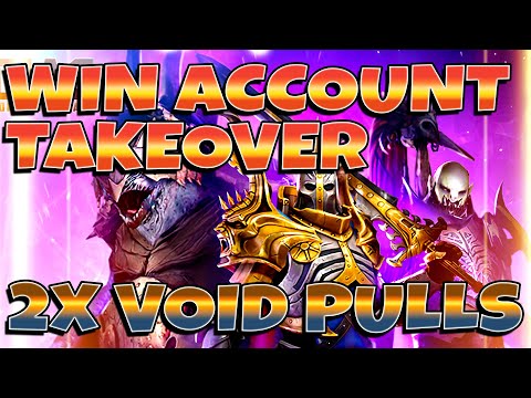 Win an account take over and FTP 48 Void shard pulls :Raid Shadow Legends: