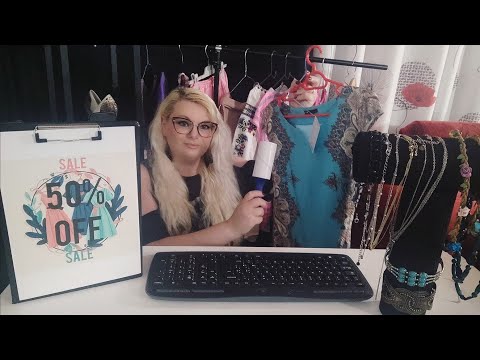 ASMR Perfectionist Cashier Store Checkout Roleplay Clothes, Shoes, Jewelry