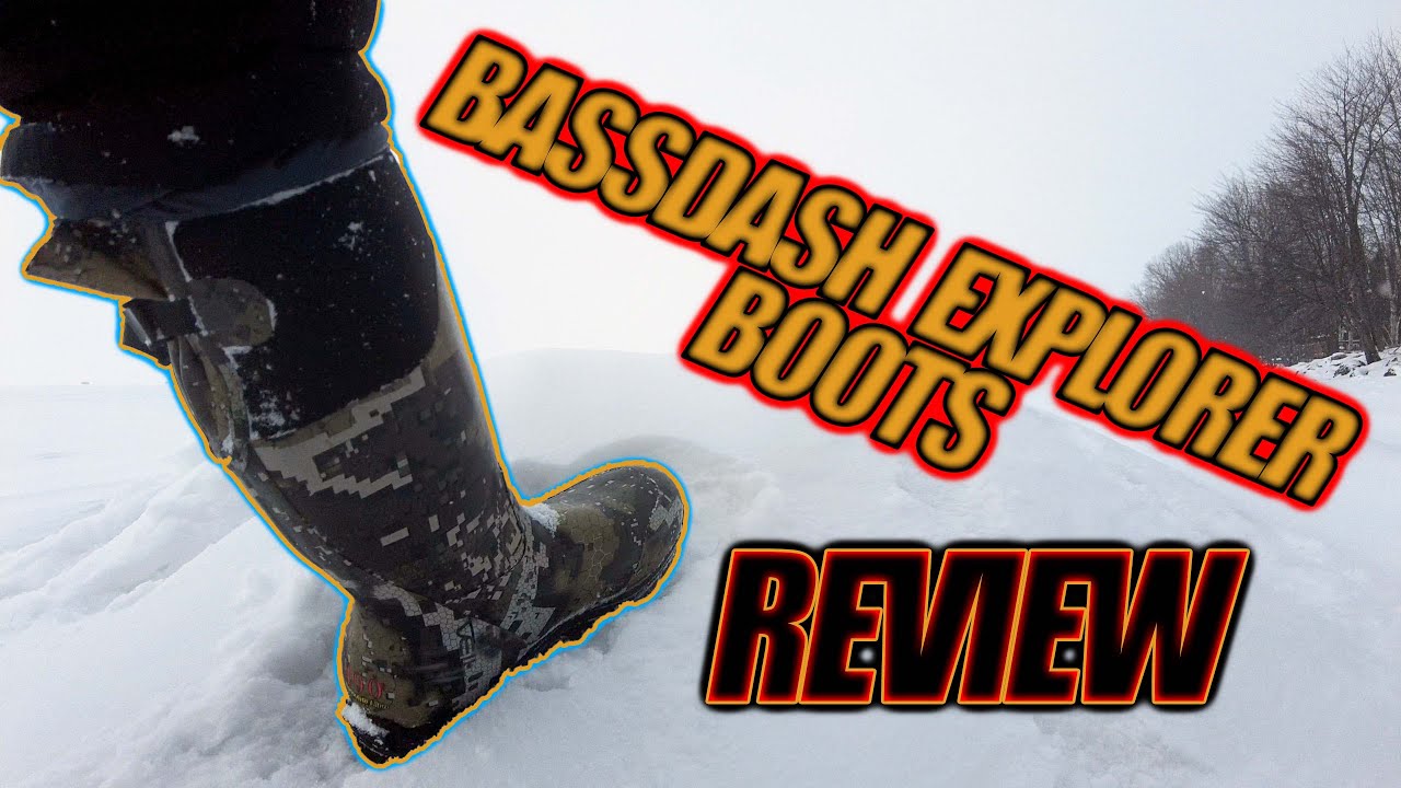 Bassdash Explorer Boots - Are They Good For Ice Fishing 