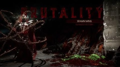 Mortal Kombat 11 Spawn Brutality combo (not competitive)