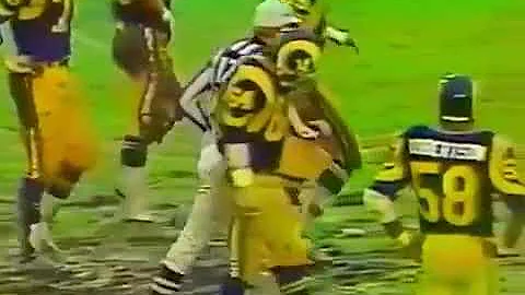 1977 NFC "Mudbowl" Playoff - Vikings at Rams - Condensed