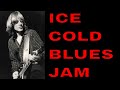 Ice cold minor blues rock ballad jam in e minor  snowy white style guitar backing track