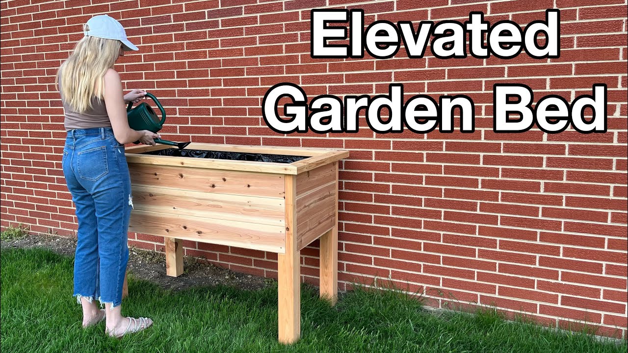 Raised Garden Bed / Planter Box // DIY How To Build // Self Draining