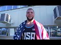 James Hartleroad after winning the GR 130 kg gold medal at the 2026 U20 Pan American Championships