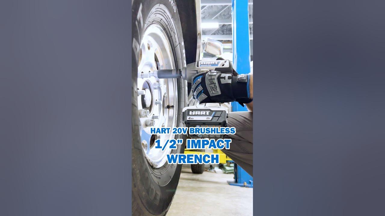 HART Brushless 1 2in Impact Wrench YouTube