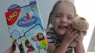 UNO Frozen детская карточная игра УНО Фроузен Дисней Сhildren's card game Disney