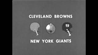 1964 Giants at Browns