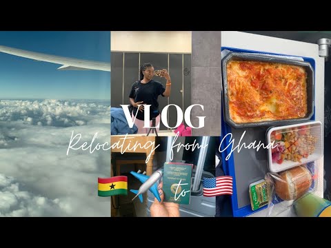 Travel Vlog| Relocating✈️ from Ghana 🇬🇭 to USA🇺🇸| Part 2