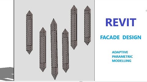Revit Adaptive Parametric Design Tutorial  ( Facade Design-Arabic Style Window )