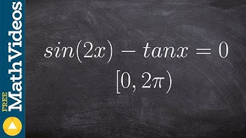 Solve an equation using the double angle of sine