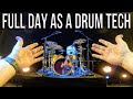 Pov  full day as a drum tech