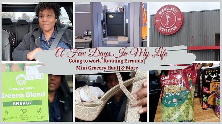 A Few Days In My Life | Going to work | Running Errands | Mini Grocery Haul & more