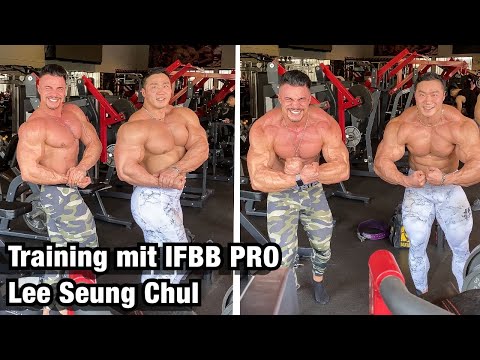 Training mit IFBB PRO Lee Seung Chul - \