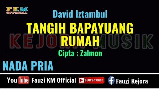 Tangih Bapayuang Rumah - David Iztambul (Karaoke) Nada Pria/ Cipta: Zalmon