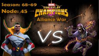 Mcoc AW S68 node 45 R4 Count Nefaria VS R4 Kindred