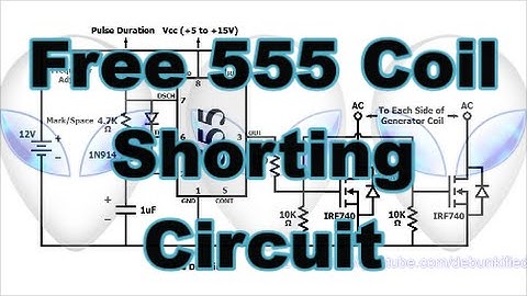 Free 555 Timer Coil Shorting Circuit