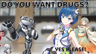 Ameko Kero gets Chis-A, Haruka, NineZero and Piko high