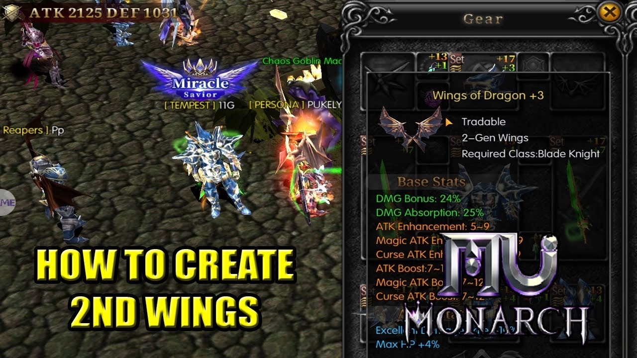 How to Create 2nd Wings - MU Monarch SEA (Filipino)