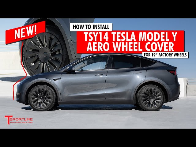 Enjoliveur/moyeu/enjoliveur Tesla Model Y 19 pouces - Type Vortex à turbine  Uber