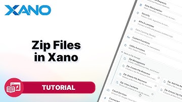 Zip Files in Xano - How to Read, Process, and Create Zip Files