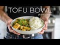 HOW CAN COOKING AT HOME BE THIS EASY?!  SWEET + SALTY TOFU RICE BOWL RECIPE!