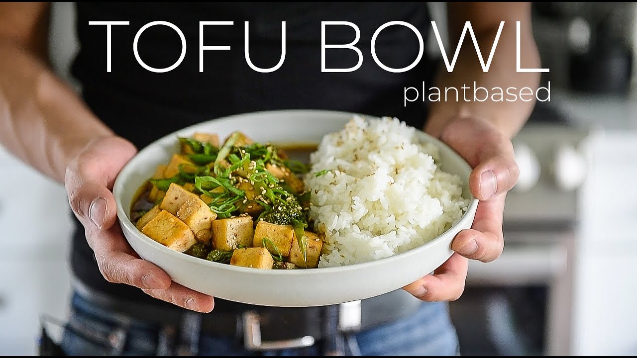 HOW CAN COOKING AT HOME BE THIS EASY?!  SWEET + SALTY TOFU RICE BOWL RECIPE!