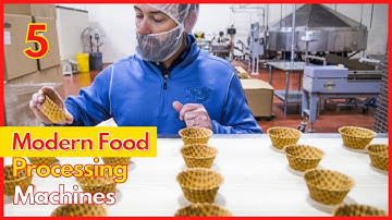 Modern Food Food processing machines technology | Factory machines operating at an insane level