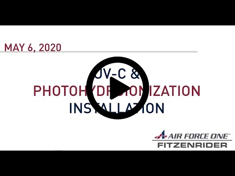 UV-C Photohydroionization (PHI) Technology - video from Air Force One