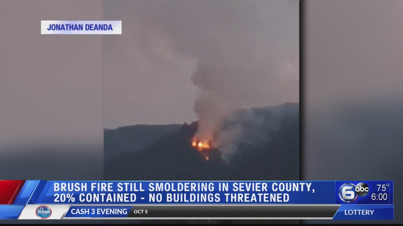 Resort manager describes brush fire threatening Pigeon Forge resort