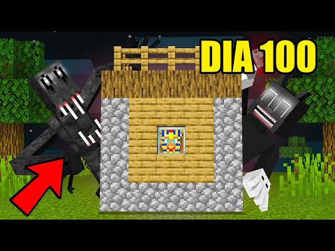 Eu Sobrevivi 100 dias no MODPACK MAIS ASSUSTADOR do Minecraft
