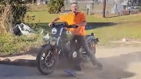 Viral Video: Man Loading Motorcycle Fails