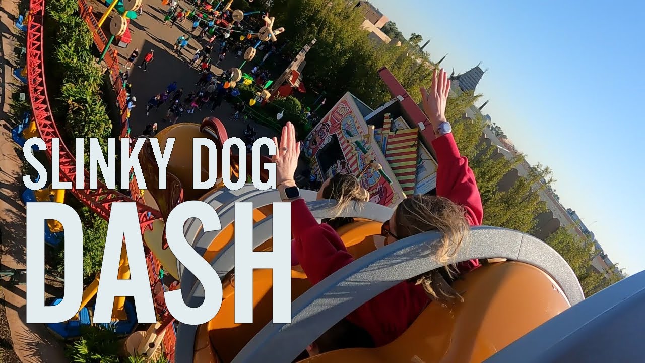 Disney World - Slinky Dog Dash FULL POV