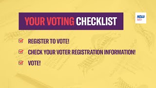 ACLU of Maryland - Voting Rights