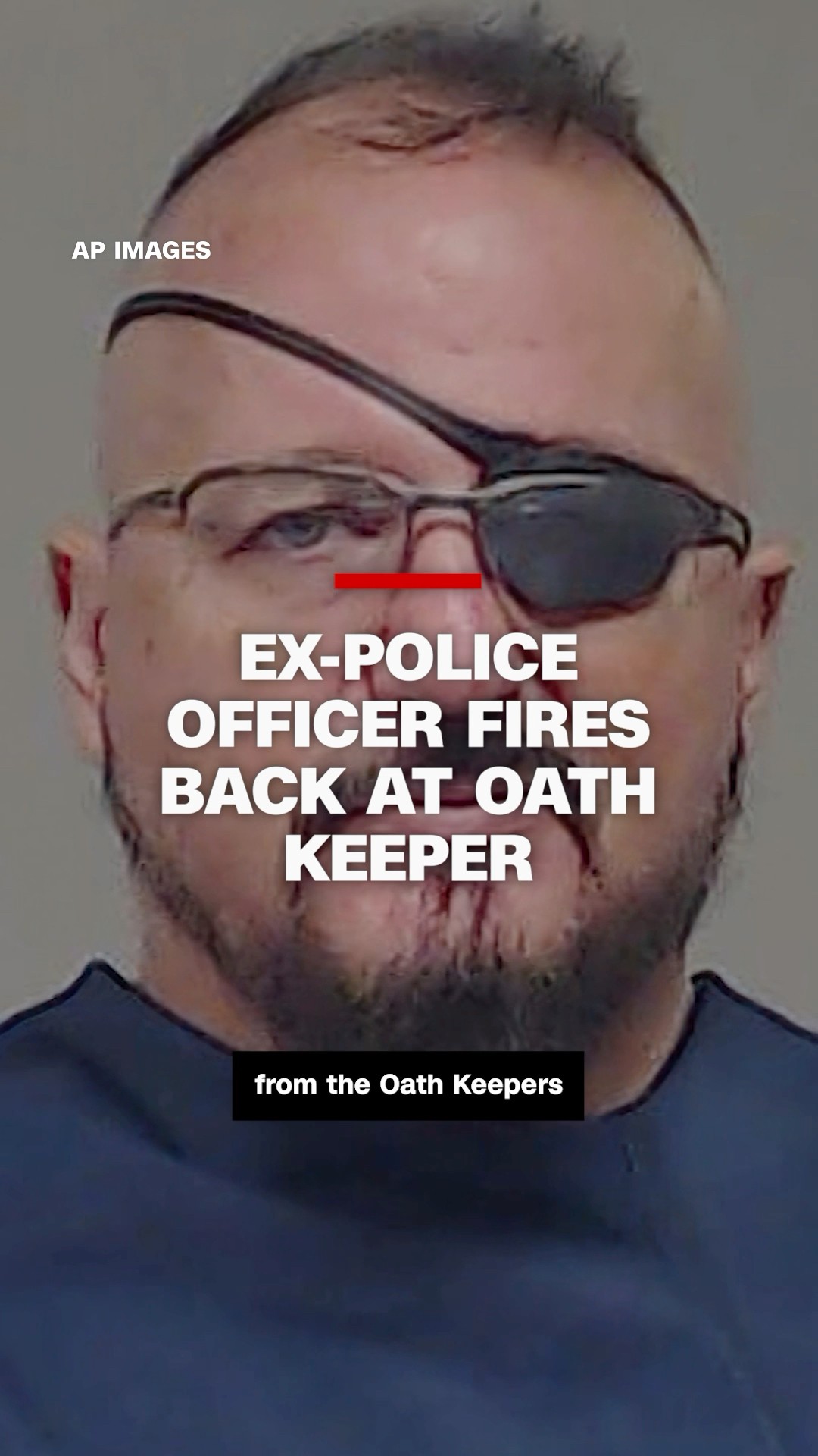 Ex-police officer fires back at Oath Keeper