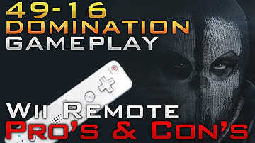 Ghosts: Wii Remote Pros and Cons (49-16 Nintendo Wii U Cod Ghosts Gameplay)