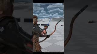 Flying through the air shooting arrows is way more fun than it should be 🔥#gamedev #indiegame