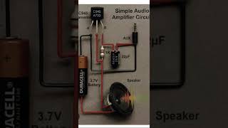 amplifier circuit diagram image #shorts #music #electronicmusic